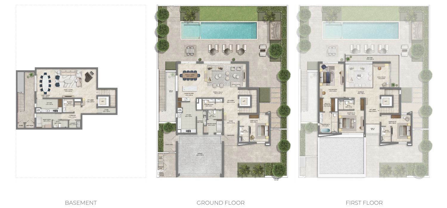4 Bedroom Villa Floor Plan