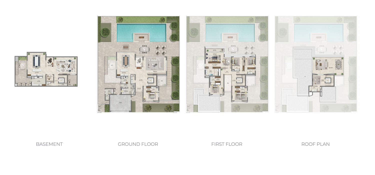 6 Bedroom Villa Floor Plan